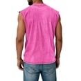 thumbnail image 4 of Men's Vintage Washed Distressed Graphic Sleeveless Crewneck Tank Top, Loose Fit Muscle Shirt with Faded Flag Print, Soft Lightweight Casual Vest for Independence Day Outfit Summer Beach Wear, 4 of 8