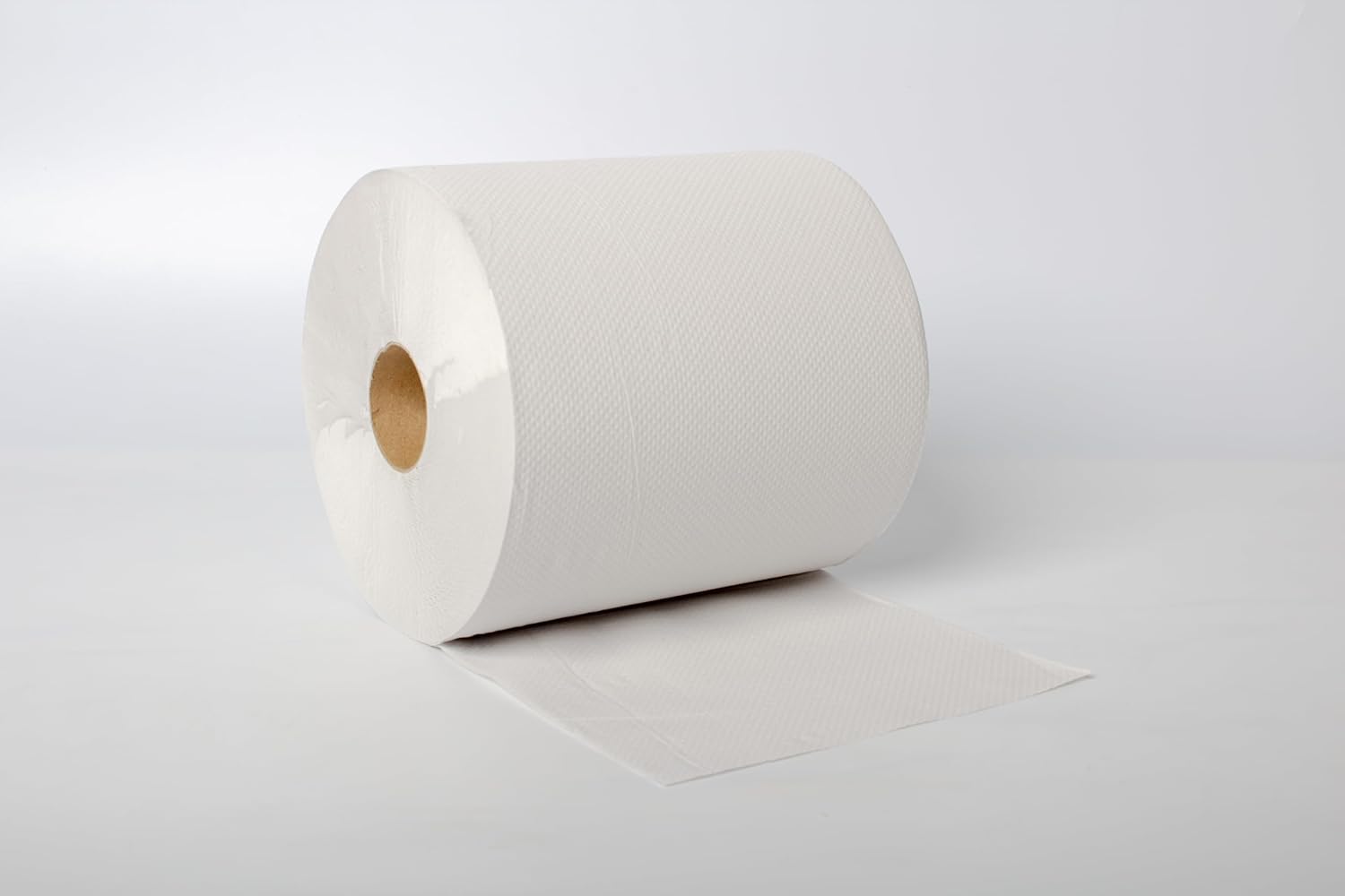 Karat Commercial Paper Towel Rolls, White, 1-Ply, 6 Rolls photo 4