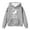 Grey, variant on Hoodies for Toddler Girls Horse Print With Pocket Casual Long Sleeve For Kids Y2K Pullover Sweatshirts Tops With Pocket Size 4-5T