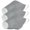 Gray-L-3 pcs, variante sur 1/3 Pcs Masque Anti-Poussière pour Chien Couvre-Bouche pour Chien