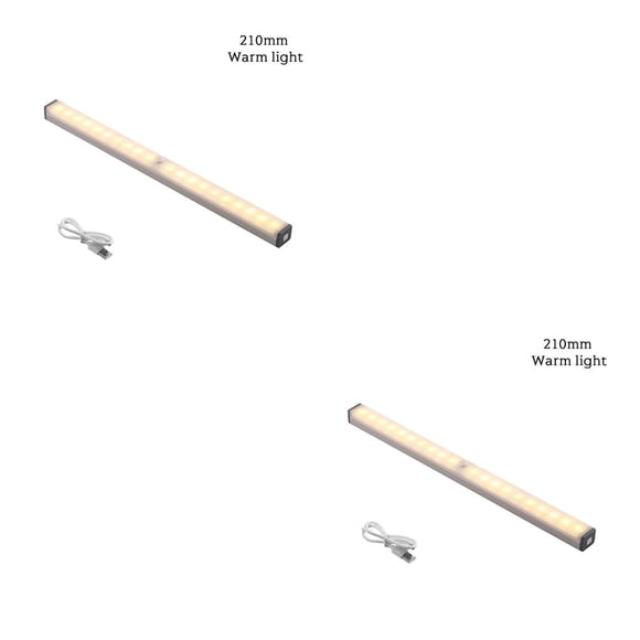 Luz LED inalámbrica Inteprter para armario Sensor de movimiento Carga USB 3 modelos