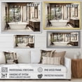 thumbnail image 4 of Designart "Zen in Contemporary Bathroom II" Bath & Laundry Floater Framed Canvas Art Print, 4 of 7