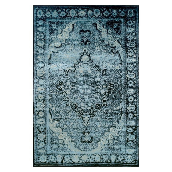Stirling Medallion Indoor Area Rug by Blue Nile Nills - 4' x 6', Multi-Color
