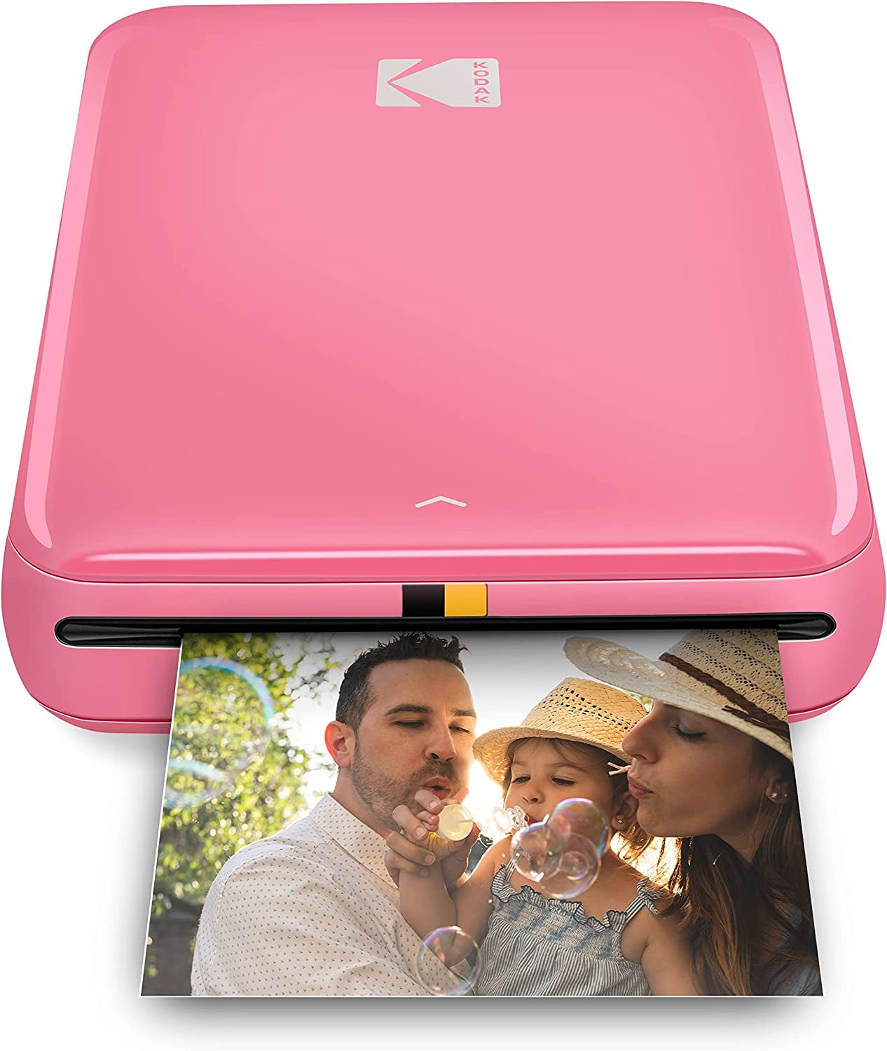 KODAK Step Instant Photo Printer with ZINK Technology, Bluetooth/NFC, Portable, Pink