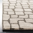 thumbnail image 3 of SAFAVIEH Soho Apollo Geometric Wool Area Rug, Silver/Grey, 9'6" x 13'6", 3 of 7