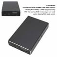 thumbnail image 3 of Caja De Disco Duro , Caja De Disco Duro Externo De Doble Bahía USB3.1 Cable De Alimentación Independiente Compatible Con UASP 10 Minutos De Suspensión Automática Para HDD, 3 of 7