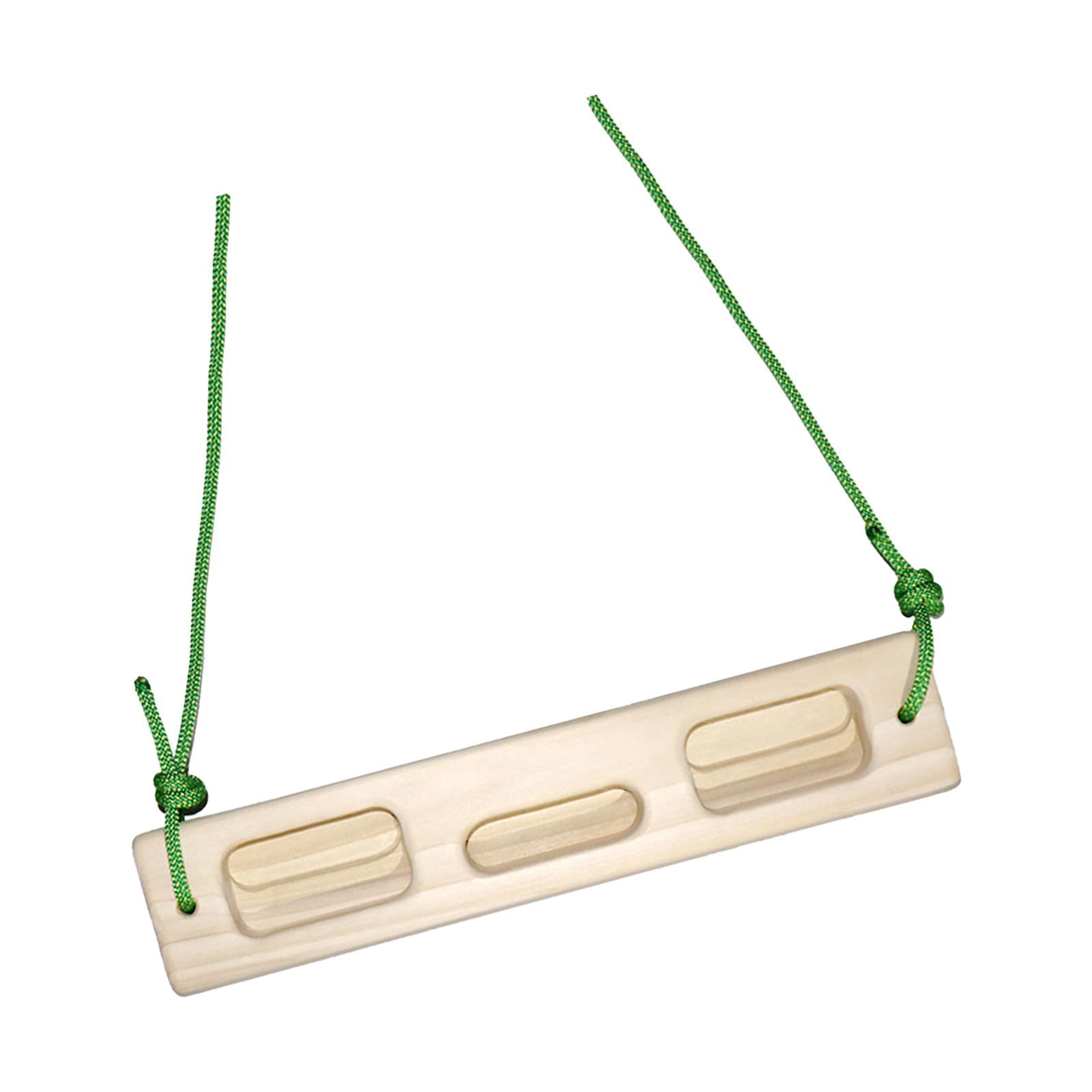 Vensio Wooden Rock Climbing Fingerboard with Jugs and Slopers Building Core Grip Strength Hang Board