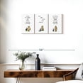 thumbnail image 3 of Elephant Stock Winnie The Pooh And Piglet Inspirational Quotes Wall Art - Horizontal Multi Panel Canvas - Living Room Wall Decor - Kids And Nursery Multi Panel - Brown And Black Decor - 32" x 15", 3 of 8
