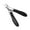 Black, variant on JZROCKER Ergonomic Stainless Steel Toenail Trimmer Ingrown Nails Cutter Dead Skin Remover for Thick Nails and Calluses