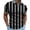 Dark Gray, variant on Maean Big and Tall Mens Striped Tops Golf Short Sleeve Collared Shirt Summer Casual Work Shirts S-5XL