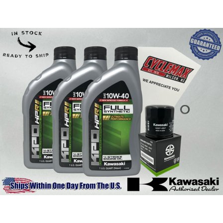 Cyclemax Full-Syn KPO Oil Change Kit for 2012-2025 Kawasaki TERYX 4 750 800 4X4