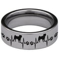 thumbnail image 4 of Pug Tungsten Carbide Ring, 4 of 6