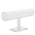 thumbnail image 4 of Aloha 1Pc Acrylic Jewelry Display Rack Creative T Shaped Watches Holder Necklace Stand, 4 of 8