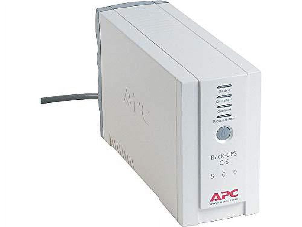 apwbk500 - apc back-ups cs battery backup system six-outlet 500 volt-amps