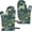 Cute Dinosaur, variant on Mid-Century Modern Art Cat Oven Mitts and Pot Holders, Fashion Heat Resistant Safe Cooking Baking Grilling BBQ Easy Washable Kitchen Oven Gloves Accessories