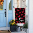 thumbnail image 3 of Cute Garden Flag 12x18 inches, yard, lawn, and outdoor Valentine's Day decoration flags, 3 of 6