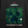 thumbnail image 6 of Minecraft Photosynthesis Mode Crew Neck Short Sleeve Women's Black Crop Top-XS, 6 of 7