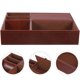 thumbnail image 5 of Mesita de noche, joyero, tocador, caja de almacenamiento de cuero sintético para teléfono, llaves, billetera, reloj y gafas., 5 of 5
