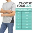 thumbnail image 5 of 4 Pack: Daresay Mens Dri Fit Shirts Moisture Wicking Tshirt For Men Gym Shirts For Men (up to Size 3X), 5 of 5