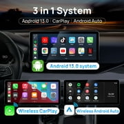 CarlinKit LED AI Box, CarPlay TV Box for Cars, 8+128GB with Android 13.0, Supports YouTube/Netflix, Wireless Apple CarPlay&Android Auto Adapter