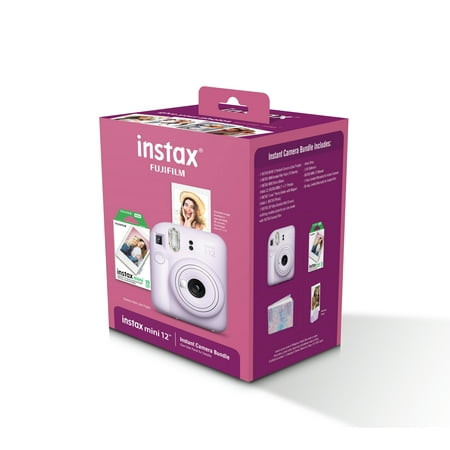 Fujifilm - INSTAX MINI 12 Lilac Purple Holiday Bundle - Purple