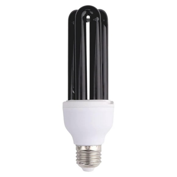 E27 Black Light Bulb 30w, Uva 365nm, Cfl Ultraviolet Light Lamp, Black Light Bulb, Decorative Light For Neon Party Halloween Nights, For Prank And Adu