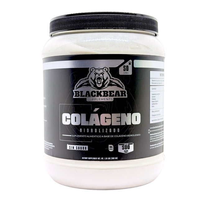 Colágeno Hidrolizado 500 gr Natural BlackBear