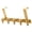 Gold, variant on Stainless Steel T Shape Over The Door Hooks 5 Pack Heavy Duty Rustproof Space Saving Hangers For Towels Clothes And More