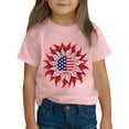 thumbnail image 4 of GERsome Boys Girls 4th of July Short Sleeve Crew Neck T-Shirts Unisex Kids American Flag Graphic Tee Funny USA Patriotic Tops, Sizes 5-6 Years, 4 of 9