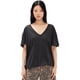 thumbnail image 1 of Remera Mujer Free People Nina Cuello en V Negra Talle L, 1 of 6