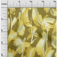 thumbnail image 1 of oneOone Viscose Jersey Olive Green Fabric Florals Sewing Craft Projects Fabric Prints By Yard 60 Inch Wide, 1 of 5