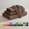 thumbnail image 6 of Elegant Comfort 4-Piece Microfiber Bed Sheet Set, Full, Taupe - Deep Pocket, 6 of 10