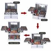 MISS ROSE 132 Colors Makeup Kit All in One,Professional Make Up Kit for Teenage Girl,Makeup Set for Women,Include Eyeshadow/Lipstick/Concealer/Lip Gloss/Eyeliner/Mascara/Makeup Brushes