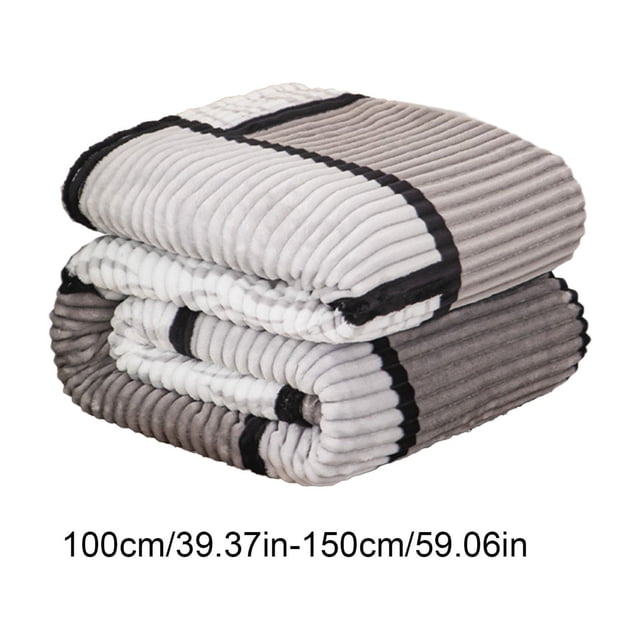 Ohufall Cooling Comforter Flannel Throw Blanket Lightweight Quilt Soft Multifunctional Washable Summer Bedding For Nap Gift 39 Inches By 59 Inches Back To School