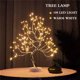 thumbnail image 2 of Mini árbol de Navidad de alambre de cobre para niños, lámpara LED de noche para decoración del hogar, dormitorio, iluminación de hadas para vacaciones, 2 of 5