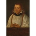 thumbnail image 2 of Hendrik Martensz. Sorgh 13x18 Black Ornate Wood Framed Double Matted Museum Art Print Titled - Portrait of Huybert Duyfhuys (C. 1515-81), Pastor of the Church of St James, Utrecht (1630, 2 of 5