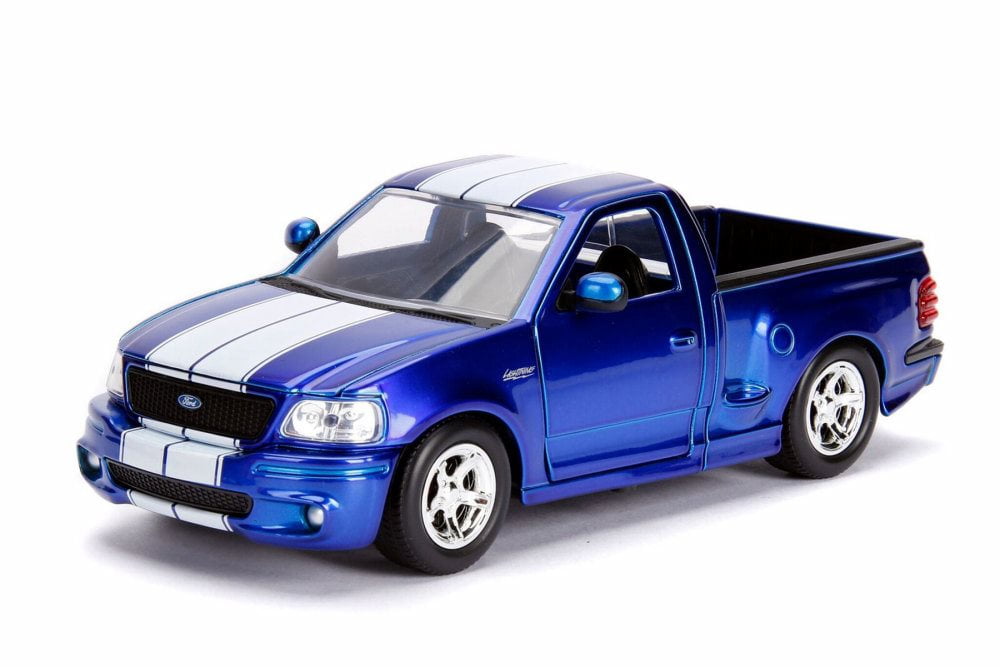 1999 Ford F150 SVT Lightning Pickup Truck, Blue Jada 30357WA1 1/24