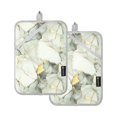 thumbnail image 7 of Yayeee Pot Holders Kitchen Heat Resistant with Pockets 7"x9.8" Cotton Oven Cooking Hot Pads, Gray Marble Pattern, 7 of 7