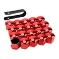 thumbnail image 4 of jiaping 5x20 Pieces Car Wheel Nut Caps Covers Anti Rust Wheel Rim Cover Wheel Nut Caps Red 19mm, 4 of 9