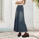 thumbnail image 5 of Falda midi evasé con bolsillos para mujer - Poliéster/algodón - Ropa informal de primavera/verano - Tallas versátiles, 5 of 8