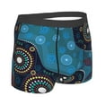 thumbnail image 3 of Haiem Bohemian Turtle Men's Boxer Briefs, Every Day Comfort Stretch Cotton Moisture-Wicking Underwear-Large, 3 of 9