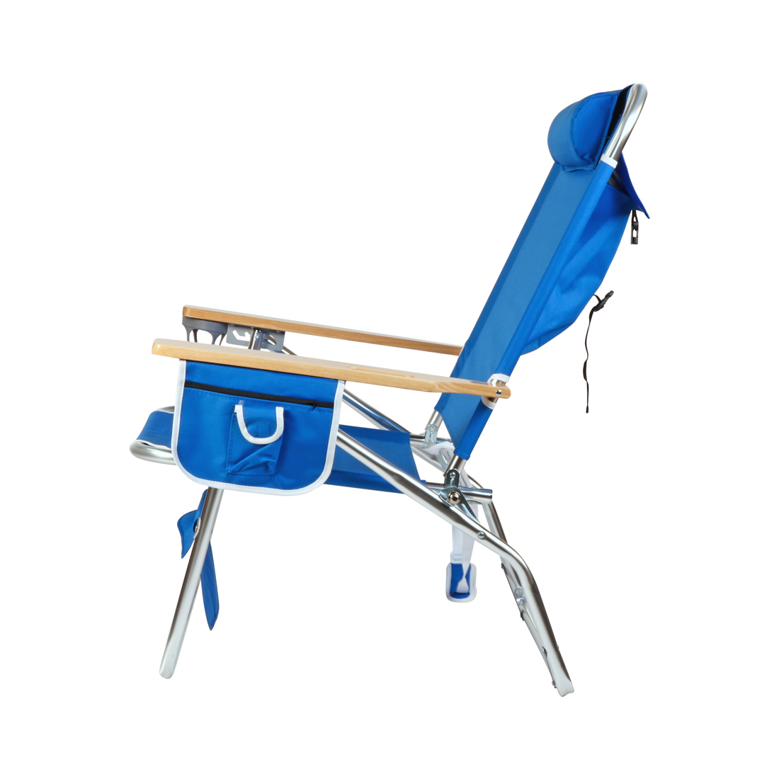 Big Jumbo 500 lbs XL Aluminum Heavy Duty Beach Chair for Big & Tall - 4 Reclining Positions - image 4 of 8