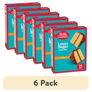 (6 pack) Betty Crocker Lower Sugar Yellow Cake Mix, No Artificial Sweeteners, 14 oz