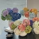 thumbnail image 1 of 1Pcs Simulation Hydrangea with 54 Petals Silk Flower Singles Stems Fake Flower For Wedding Home Decoration DIY Material Field Oil Painting Style 7.1x17.7"1Pcs Hortensia de simulación con 54 JASKFLY, 1 of 9