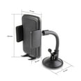 thumbnail image 4 of onn Dashboard & Windshield Cell Phone Mount, Black, 4 of 9