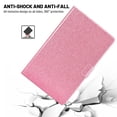 thumbnail image 5 of Lenovo Tab M10 FHD Plus 10.3" Case, Dteck Multi-angle Viewing Stand Glitter PU Leather Folio Case With Built-in Card Slots / Auto Wake Sleep, Pink, 5 of 5