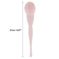 thumbnail image 2 of Unique Bargains 1 Pc Fluffy Powder Brush for Business Travel Light Pink Artificial Fiber Wool Plastic, 2 of 5