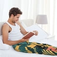 thumbnail image 5 of Mens Pajama Pants Bottoms with Pockets - Cat Hiding In Potted Plants Comfy Mens Pj Pants, Soft Men Lounge Pants, 5 of 5