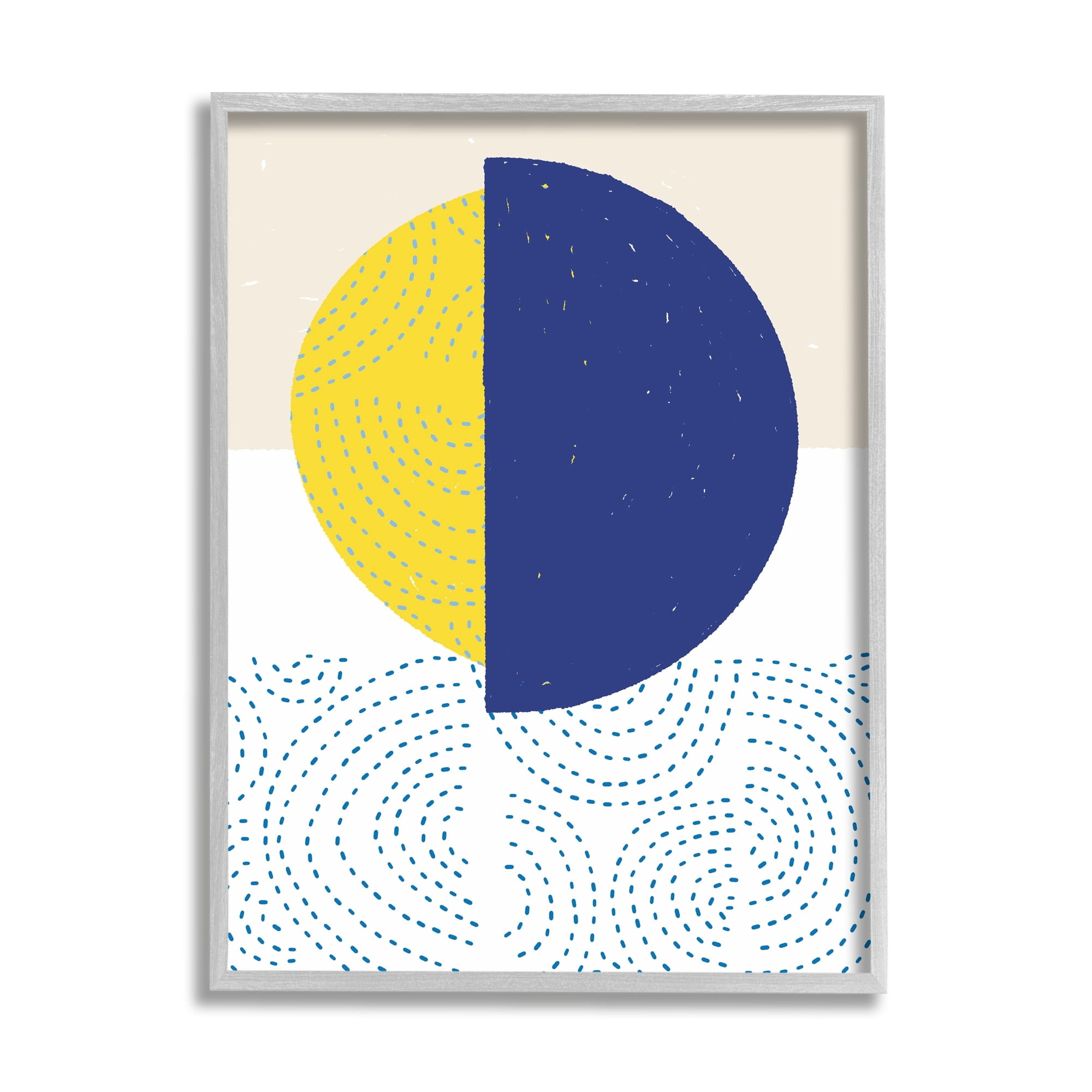 Stupell Industries Rising Sun over Ocean Waves Abstract Striped Patterns, 16 x 20, Design by Jen Bucheli