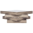 thumbnail image 2 of SAFAVIEH Anwen Mid-Century Geometric Wood Coffee Table, Light Grey, 2 of 9